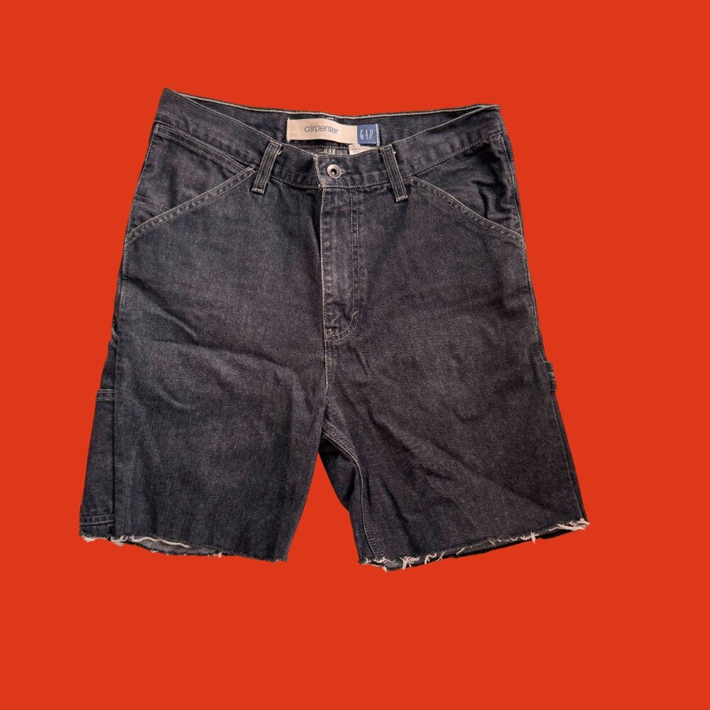 Vintage GAP black carpenter shorts / jorts